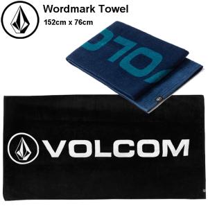 ボルコム VOLCOM ビーチタオル 2024春夏  Wordmark Towel  VMXX04XMYW ship1｜fleaboardshop01