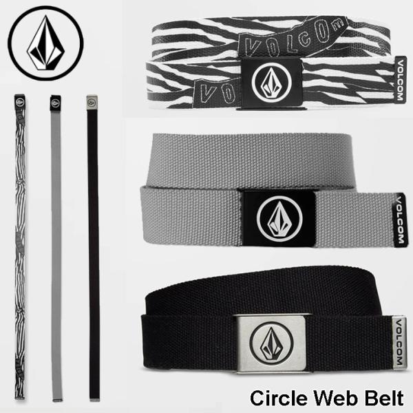 ボルコム VOLCOM ベルト 2024春夏 Circle Web Belt ウェブベルト D593...