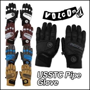 VOLCOM ボルコム スノー グローブ メンズ 15-16 スノーボード 【USSTC Pipe Glove 】  （USSTCパイプグローブ ） 「メール便不可」【返品種別OUTLET】｜fleaboardshop01