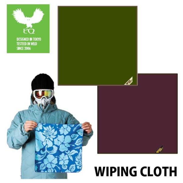 19-20 EQ イーキュー ゴーグル拭き ワイピングクロス 【WIPING CLOTH 】