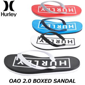 HURLEY ハーレー メンズ ビーチサンダル OAO 2.0 BOXED SANDAL (CJ1630)【返品種別OUTLET】｜fleaboardshop01