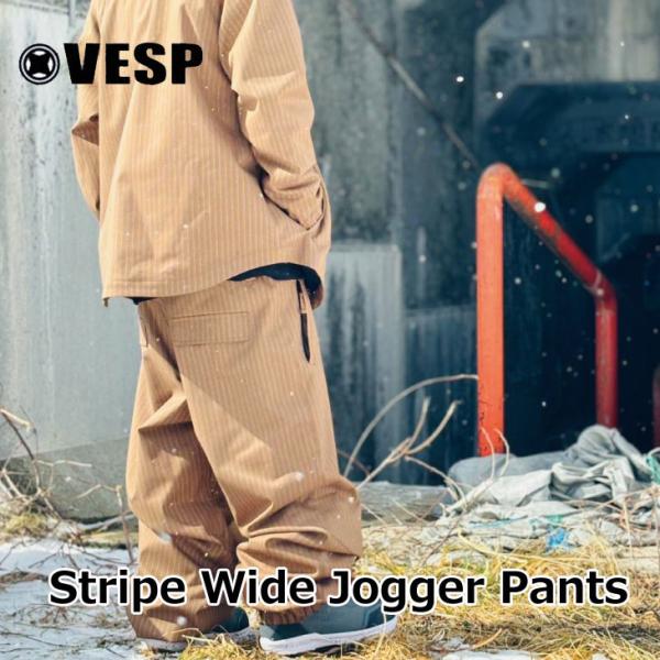 24-25 VESP SNOW WEAR  ベスプ スノー ウエアー パンツ  Stripe Wid...