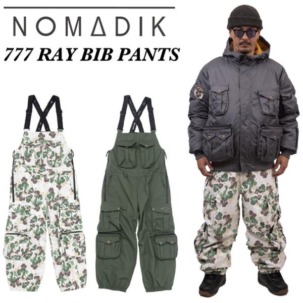 25-26 NOMADIK ノマディック スノボ ウェアー 777 RAY BIB PANTS パン...