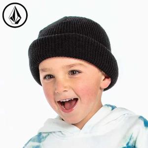 ボルコム VOLCOM 2022秋冬 キッズ ニット帽 ビーニー  BIG BOYS FULL STONE BEANIE  F5831400｜fleaboardshop