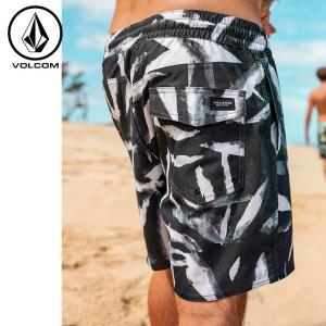 ボルコム VOLCOM サーフパンツ 海パン メンズ 2022春夏 Echo Leaf Stoneys Trunks 17 A2522200 ship1｜fleaboardshop