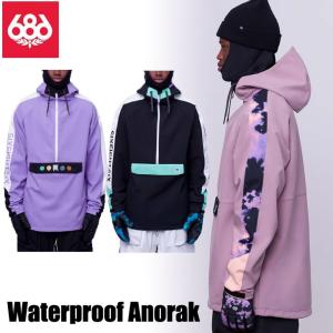 23-24 686 シックスエイトシックス ウェアー  Waterproof Anorak ジャケット ウォータープルーフアノラック   ship1｜fleaboardshop