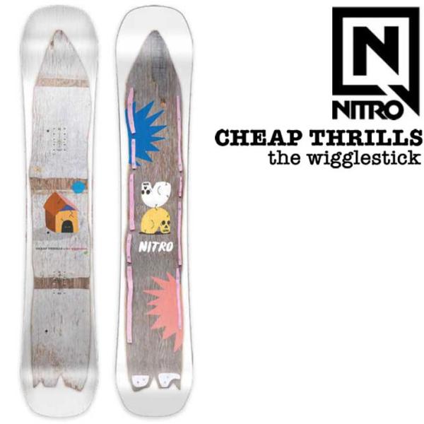 23-24 NITRO ナイトロ スノーボード  CHEAP THRILLS x the wiggl...