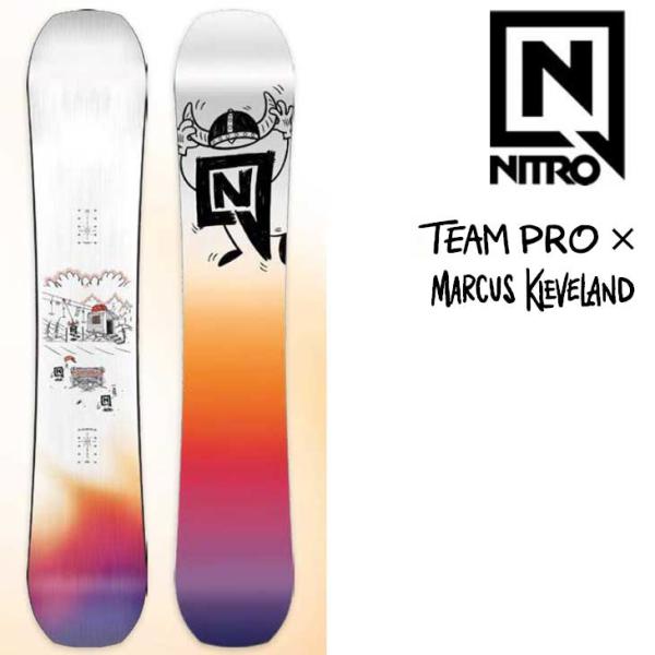 23-24 NITRO ナイトロ スノーボード   TEAM PRO x MARCUS KLEVEL...