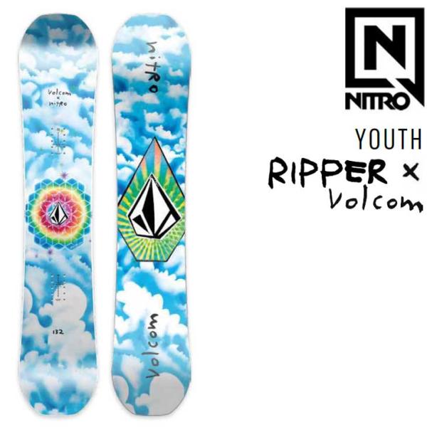 23-24 NITRO ナイトロ スノーボード キッズ   YOUTH RIPPER x VOLCO...