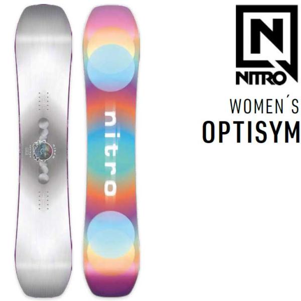23-24 NITRO ナイトロ スノーボード レディース  WOMEN'S OPTISYM  sh...