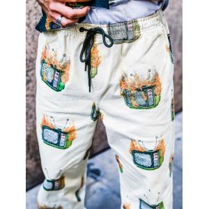 ボルコム VOLCOM パンツ メンズ  スボン  Featured Artist Justin Hager Elastic Waist Pants  A1212300 ship1｜fleaboardshop