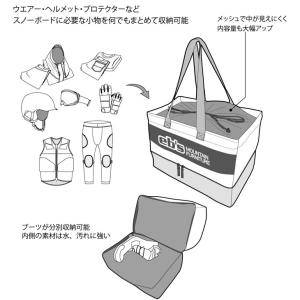 24-25 ebs エビス スノボ バッグ B...の詳細画像3