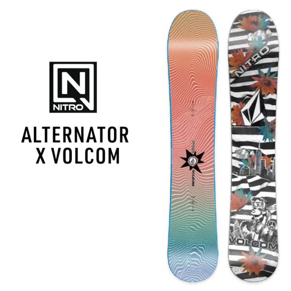 24-25 NITRO ナイトロ スノーボード 板 メンズALTERNATOR x VOLCOM ボ...