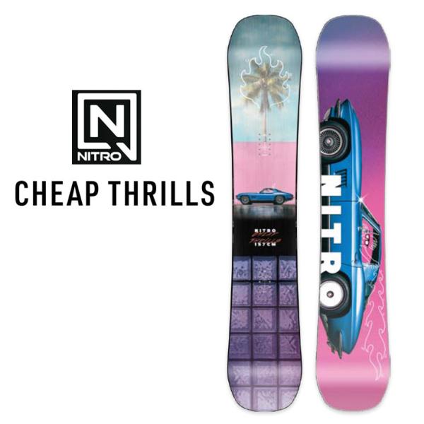 24-25 NITRO ナイトロ スノーボード 板 メンズCHEAP THRILLS ship1【返...