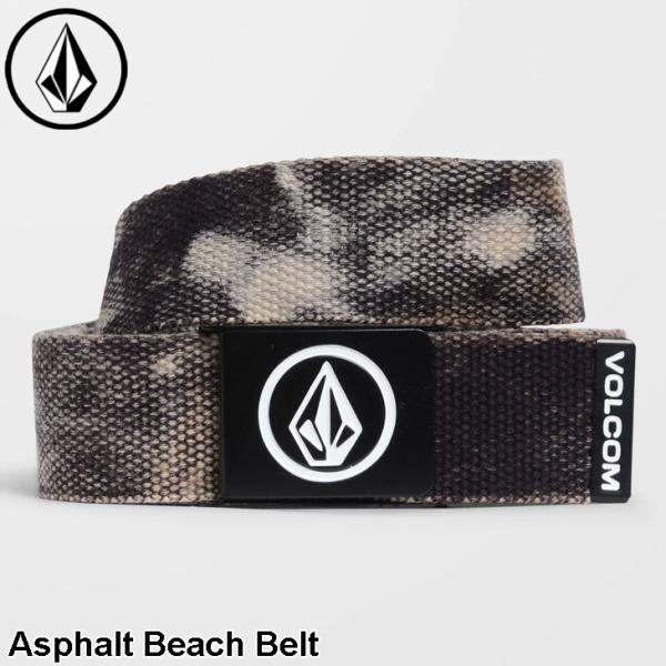 ボルコム VOLCOM ベルト 2024春夏 Asphalt Beach Belt ウェブベルト D...