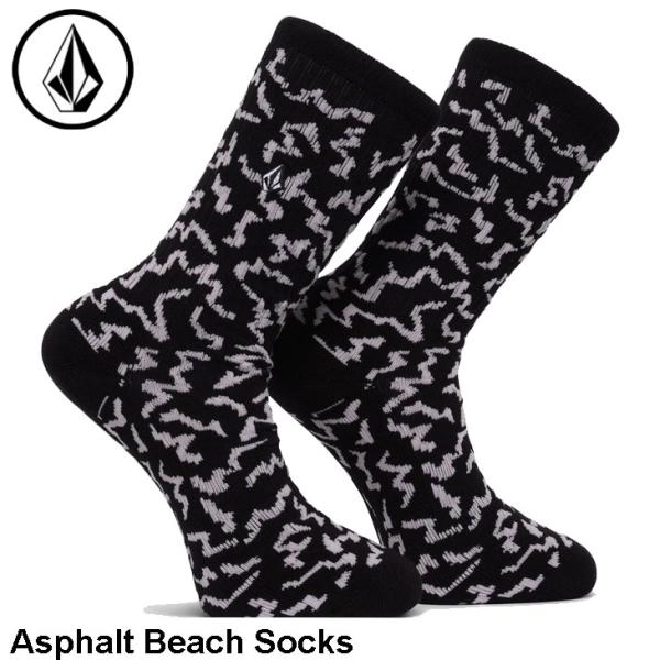 ボルコム VOLCOM ソックス 靴下 2024春夏 Asphalt Beach Socks D63...