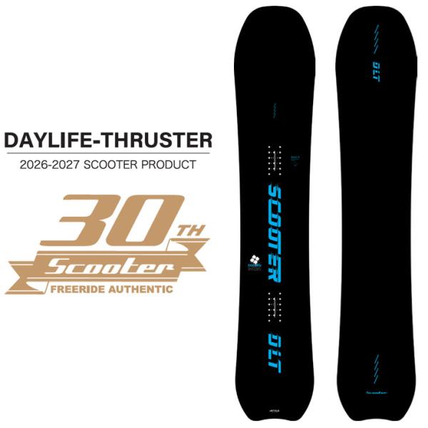 26-27 SCOOTER スクーター スノーボード 板  DAYLIFE THRUSTER デイラ...