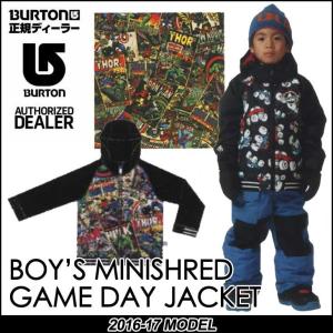 16-17 BURTON バートン KIDS SNOW WEAR 子供 キッズ スノー ウエアー Marvel  Boys' Minishred Game Day Jacket /2-7才/幼児向け 【返品種別SALE】
