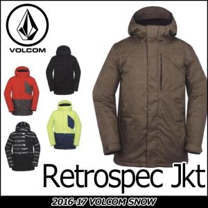 VOLCOM ボルコム スノーボードウェア Retrospec Jacket【在庫処分】ジャケット 【返品種別OUTLET】｜fleaboardshop