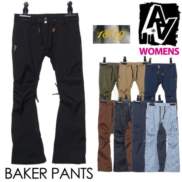 AA hardwear 18-19 ダブルエー ウエア レディース 【BAKER PANTS 】 ベ...