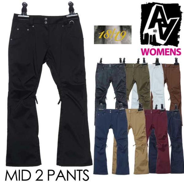 AA hardwear 18-19 ダブルエー ウエア レディース 【MID2 PANTS 】 ミッ...