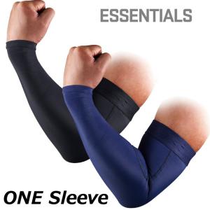 【訳アリ最終処分品】SKINS (スキンズ ) ESSENTIALS エッセンシャルユニセックス ONE Sleeve ワンスリーブ 片腕用