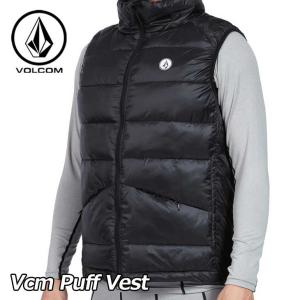 18-19 volcom ボルコム メンズ ベスト スノーボード Vcm Puff Vest G18519JA  【返品種別OUTLET】｜fleaboardshop