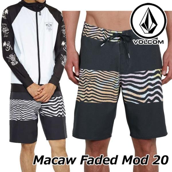 volcom ボルコム サーフパンツ Macaw Faded Mod 20 メンズ ボードショーツ ...