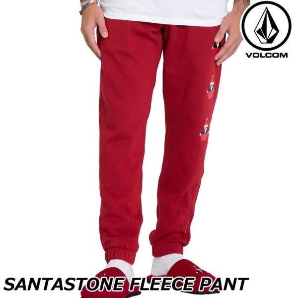 VOLCOM ボルコム スェットパンツ SANTA STONE FLEECE PANT  A1241...