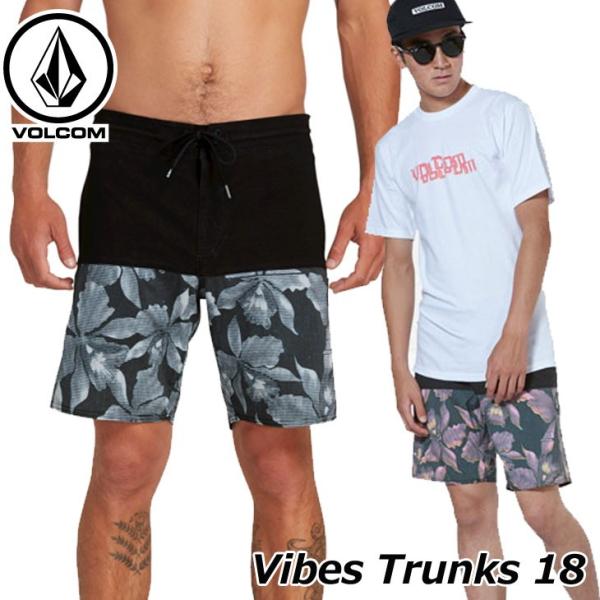 volcom ボルコム サーフパンツ Vibes Trunks 18 メンズ ボードショーツ A25...