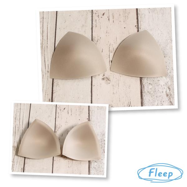 バストパット 三角パット 2個1セット お肌にやさしい下着 Fleep フリープ パット カップ 中...