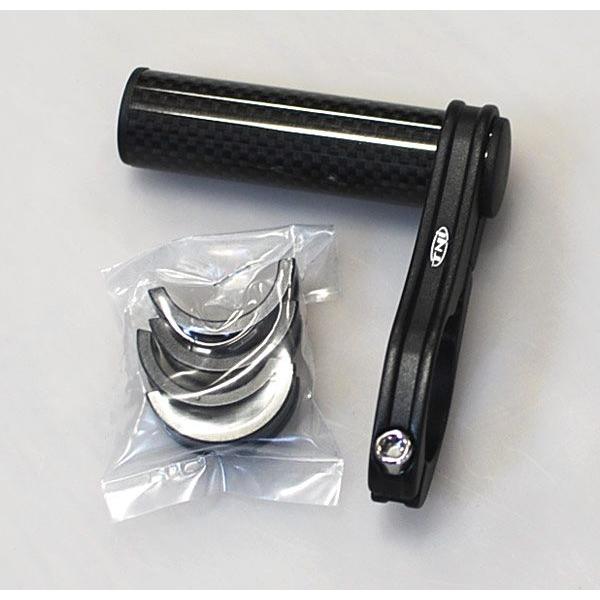 コンピュータ,GPS,ライトマウントに TNI カーボンメーターマウント φ26.0/31.8兼用