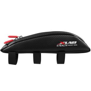 トップチューブ 上の エアロ 補給食バッグ XLAB ステルス400 カーボン Stealth 40...