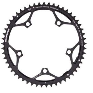 スギノPJ130RZ 46T メッセンジャー　チェーンリング Amazon | スギノ(Sugino) PJ130RZ BLK 46T チェーンリング 1枚