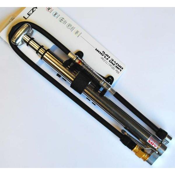 LEZYNE レザイン マイクロ フロアドライブ HP ケージ付 携帯できる コンパクト フロアポン...