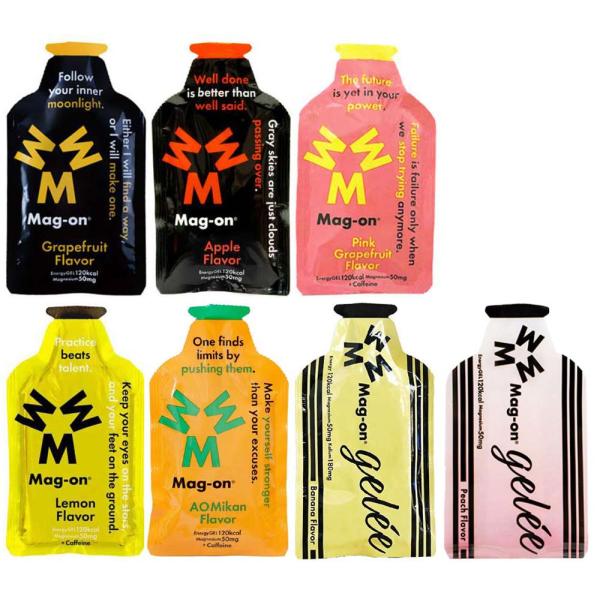 MAG-ON マグオン ジェル お試し7個セット 120kcal マグネシウム含有 エナジージェル ...