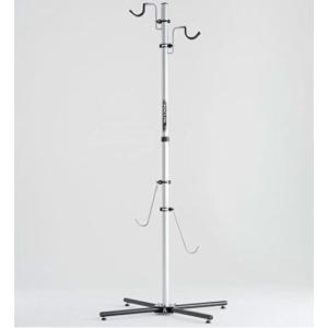 ミノウラ P-500AL-7S シルバー ペアスタンド 床置き型 横2台掛け 支柱