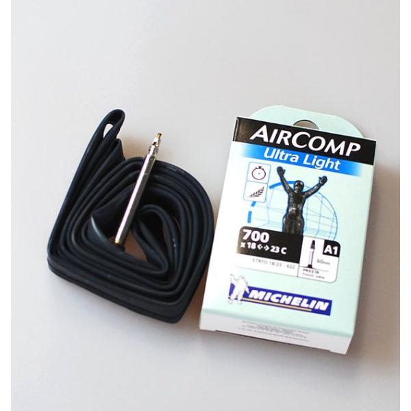 ミシュラン ウルトラライト UL 700C用 ブチル チューブ　バルブ長 60mm ロングバルブ