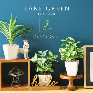 フェイク3点セット フェイクグリーンの詳細画像1