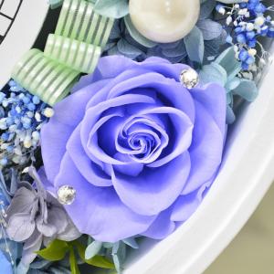 プリザーブドフラワー 花時計 スワロフスキー ...の詳細画像2