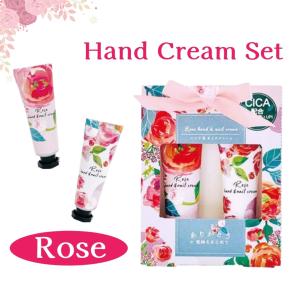 新商品  ローズ ハンドクリーム 2本セット ほんやら堂 プチギフト ハンドケア 女性 誕生日 プレゼント お礼 お返し お祝い