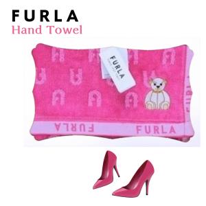 フルラ FURLA ハンドタオル タオルハンカチ ロゴテディベア ギフトボックス入り レディースブランド 女性 誕生日 プレゼント お礼 お返し  クリスマス