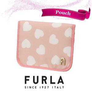 フルラ FURLA ポーチ ギフト Sサイズ ハート柄 ピンク マスクケース 海外ブランド 女性 プ...