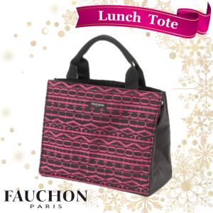 FAUCHON フォション ランチトートバッグ ロゴ柄 お弁当 エコバッグ お稽古 レッスンバッグ 女性 レディース