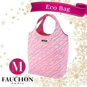 FAUCHON フォション マイバッグ Lサイズ ロゴ柄 エコバック トートバッグ 折りたたみ 買い物 女性 レディース