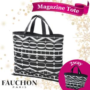 クリスマス プレゼント フォション FAUCHON 横型 マガジントートバッグ A4 2way サブバッグ 女性 レディース 海外ブランド  誕生日 お礼 お返し お祝い