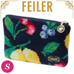 フェイラー ポーチ ラフルッタ ネイビー 高級 海外 レディース ブランド 女性 プレゼント ラッピング FEILER｜fleur-de-camelia2