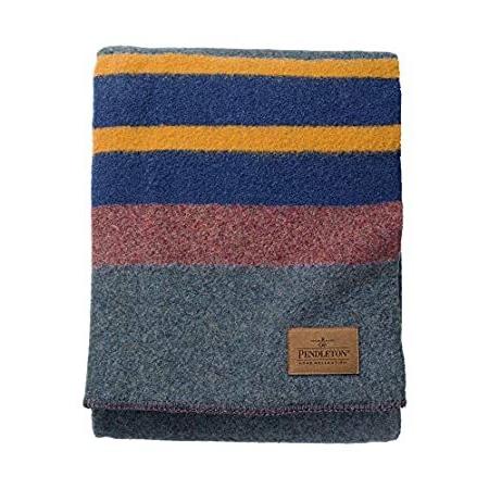 【送料無料】Pendleton Yakima Camp 厚手暖かいウール屋内/屋外ストライプスローブ...