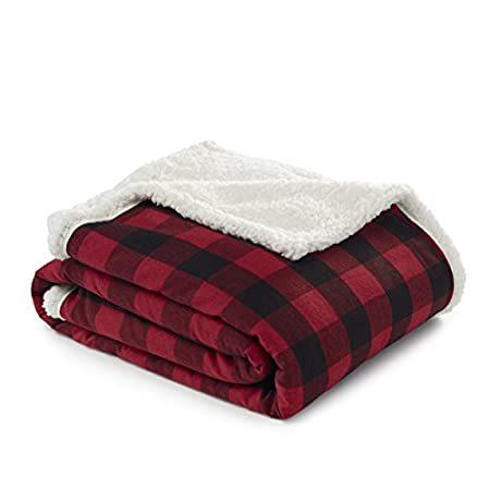 【送料無料】Eddie Bauer Home Plush Sherpa Fleece Throw S...