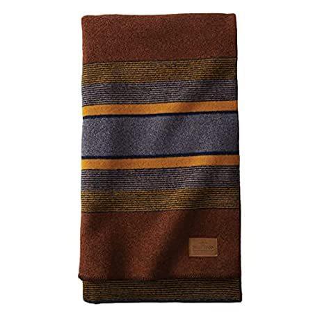 【送料無料】Pendleton ツインウール キャンプブランケット レザーキャリア付き - ハイリッ...